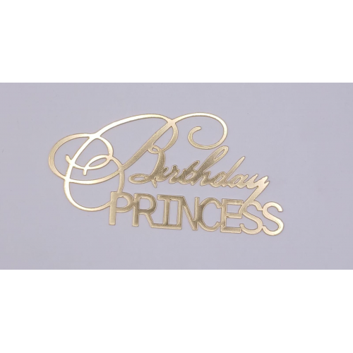 C/TOPPER BADGE BIRTHDAY PRINCESS C/TOPPER BADGE BIRTHDAY PRINCESS
